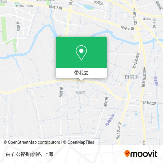 白石公路响新路地图