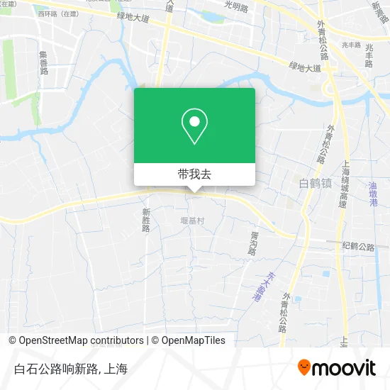 白石公路响新路地图