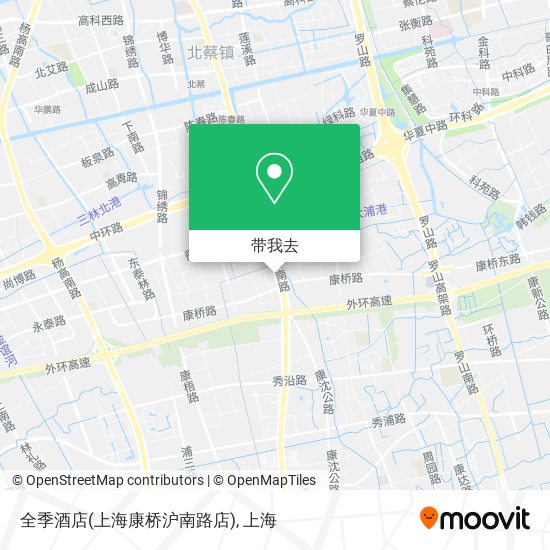 全季酒店(上海康桥沪南路店)地图