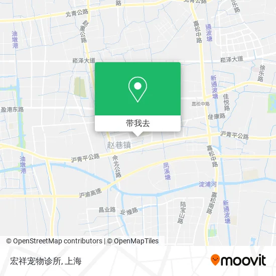 宏祥宠物诊所地图