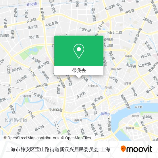 上海市静安区宝山路街道新汉兴居民委员会地图