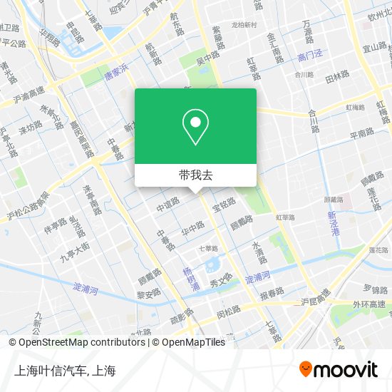 上海叶信汽车地图