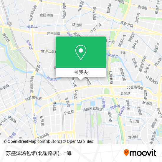 苏盛源汤包馆(北翟路店)地图