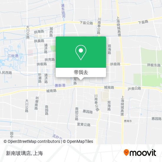 新南玻璃店地图