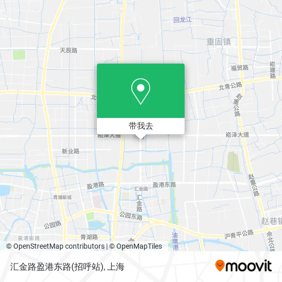 汇金路盈港东路(招呼站)地图