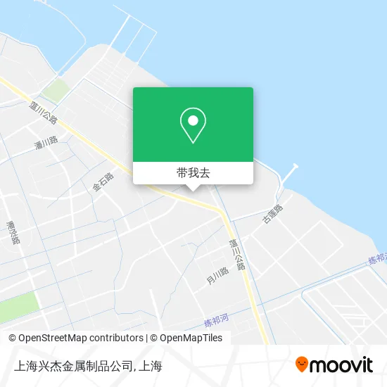 上海兴杰金属制品公司地图