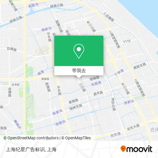 上海纪星广告标识地图