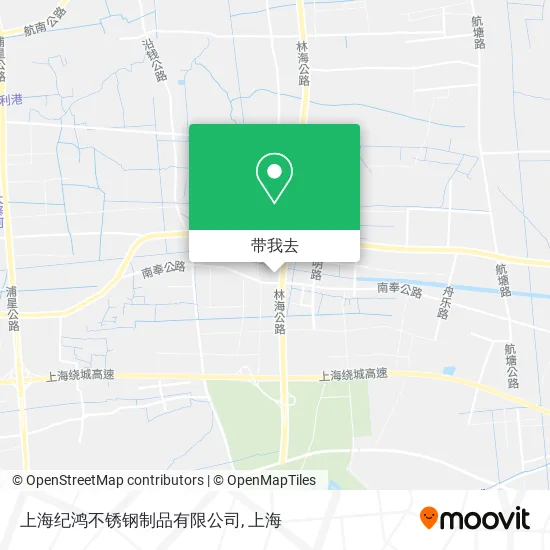 上海纪鸿不锈钢制品有限公司地图