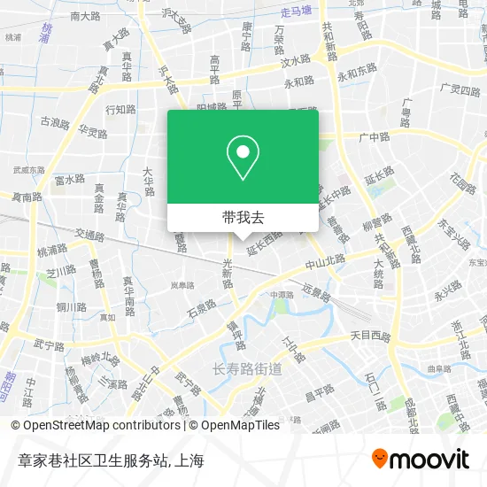 章家巷社区卫生服务站地图