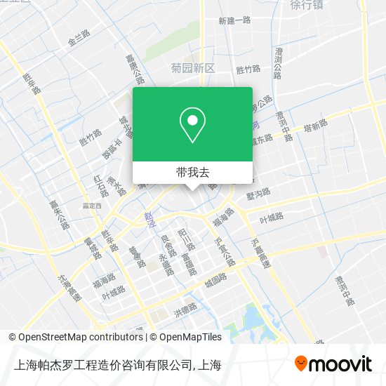 上海帕杰罗工程造价咨询有限公司地图