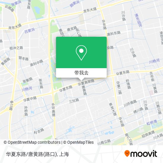 华夏东路/唐黄路(路口)地图