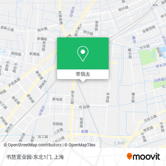 书慧置业园-东北1门地图
