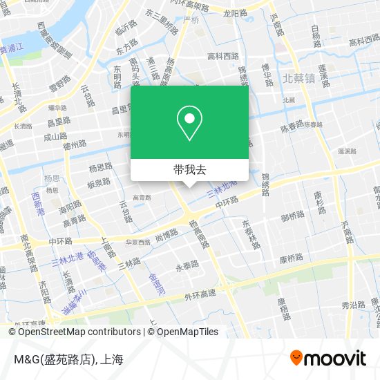 M&G(盛苑路店)地图