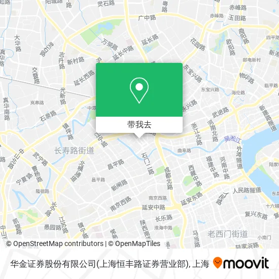 华金证券股份有限公司(上海恒丰路证券营业部)地图