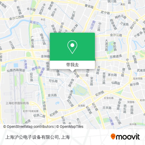上海沪公电子设备有限公司地图