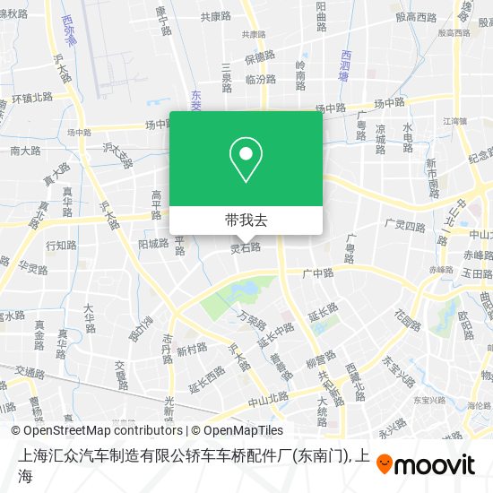 上海汇众汽车制造有限公轿车车桥配件厂(东南门)地图