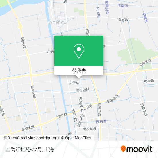金碧汇虹苑-72号地图