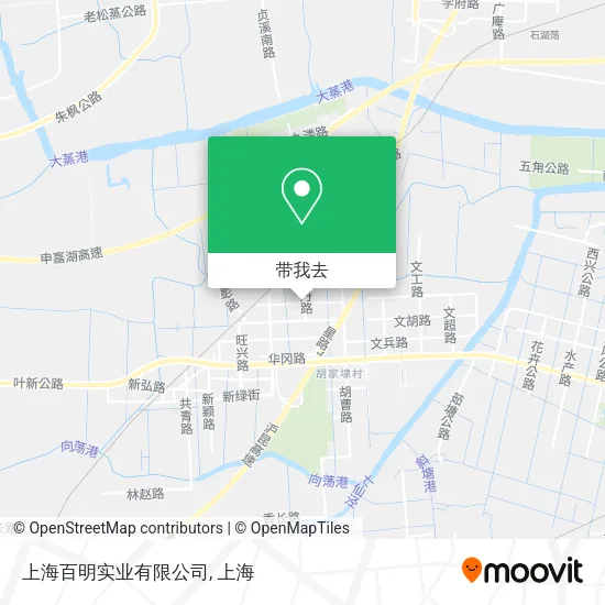 上海百明实业有限公司地图