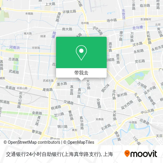 交通银行24小时自助银行(上海真华路支行)地图