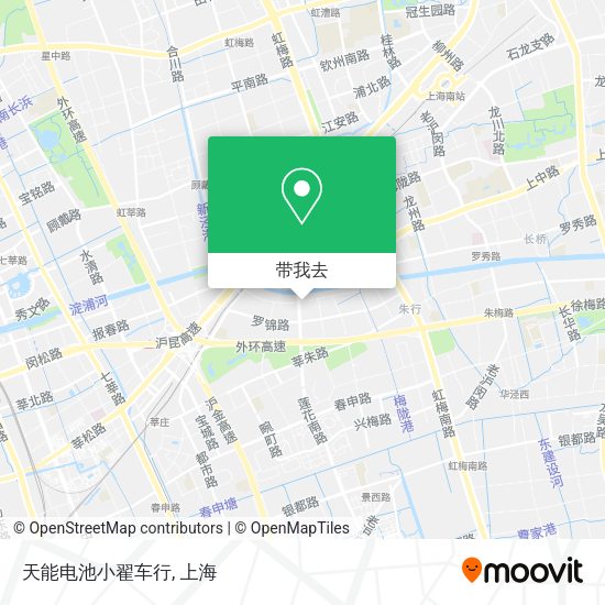 天能电池小翟车行地图