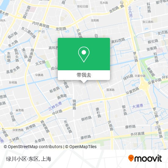 绿川小区-东区地图