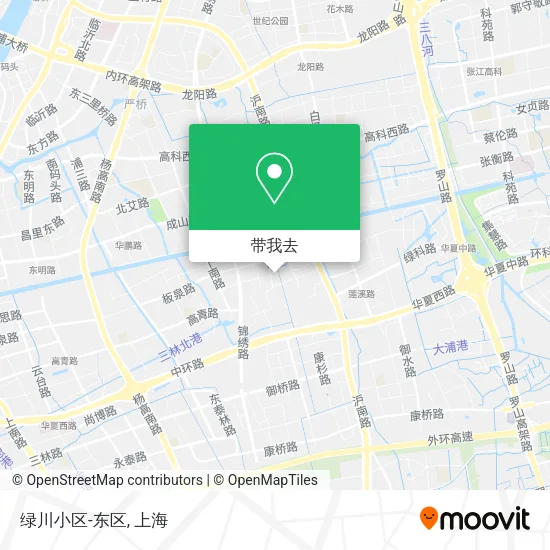 绿川小区-东区地图