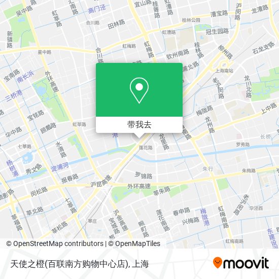 天使之橙(百联南方购物中心店)地图