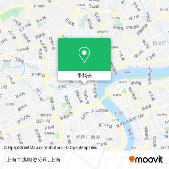 上海中煤物资公司地图