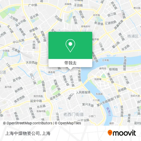 上海中煤物资公司地图