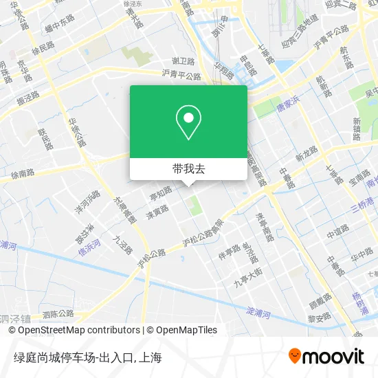 绿庭尚城停车场-出入口地图