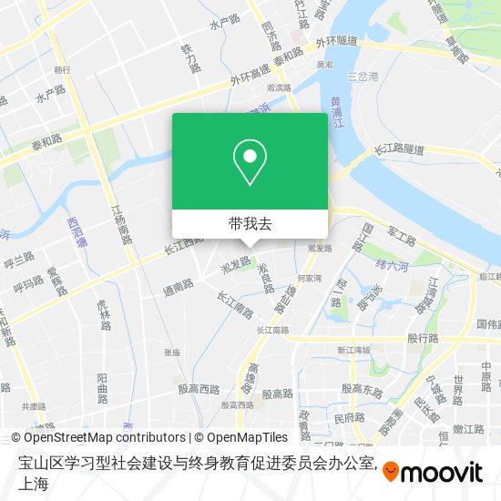 宝山区学习型社会建设与终身教育促进委员会办公室地图