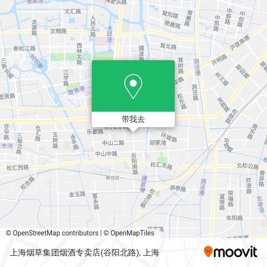 上海烟草集团烟酒专卖店(谷阳北路)地图