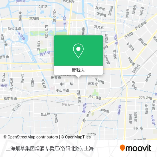 上海烟草集团烟酒专卖店(谷阳北路)地图