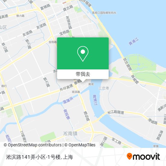 淞滨路141弄小区-1号楼地图