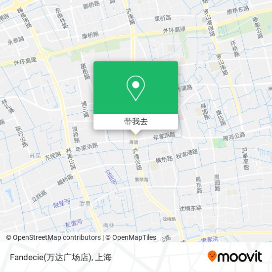 Fandecie(万达广场店)地图