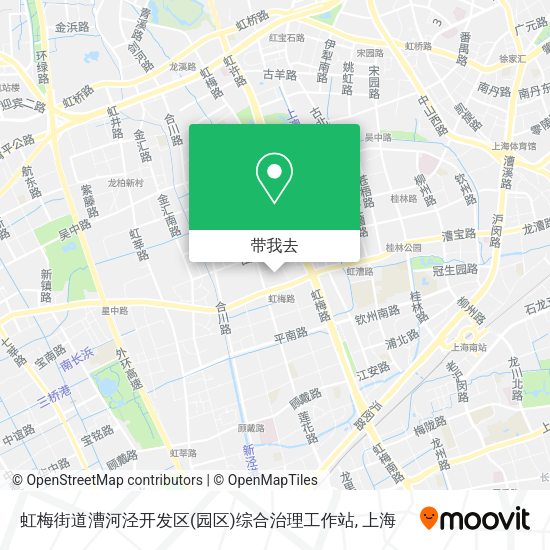 虹梅街道漕河泾开发区(园区)综合治理工作站地图