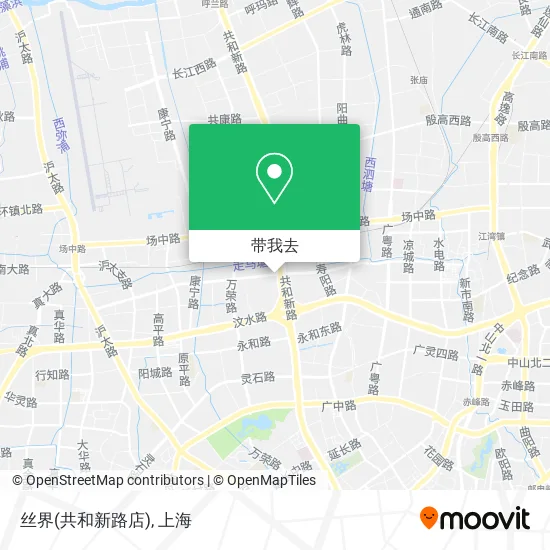 丝界(共和新路店)地图
