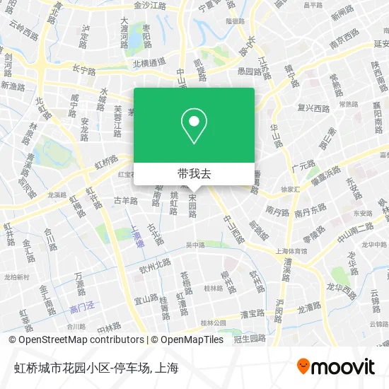 虹桥城市花园小区-停车场地图