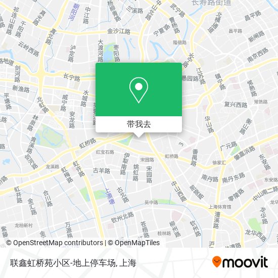 联鑫虹桥苑小区-地上停车场地图