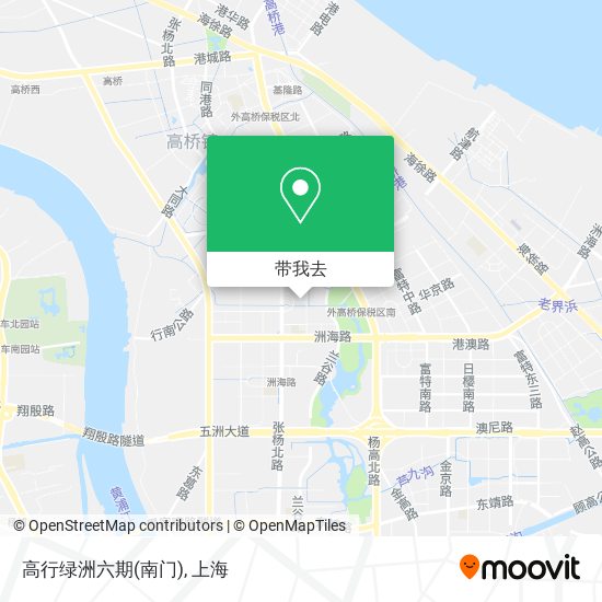 高行绿洲六期(南门)地图