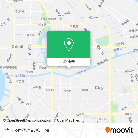 注册公司代理记帐地图