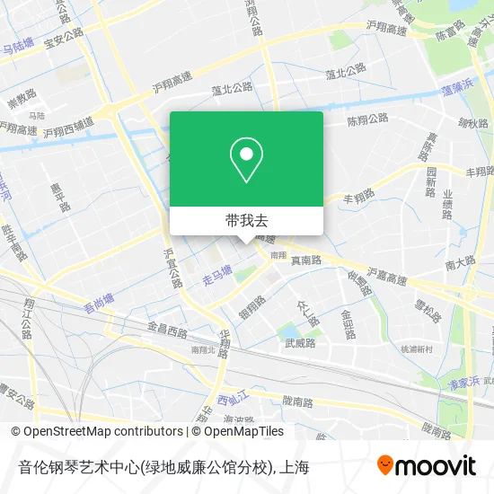 音伦钢琴艺术中心(绿地威廉公馆分校)地图
