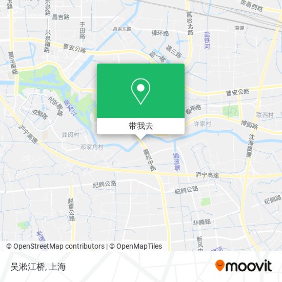 吴淞江桥地图