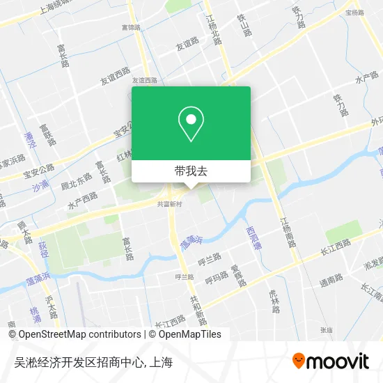 吴淞经济开发区招商中心地图