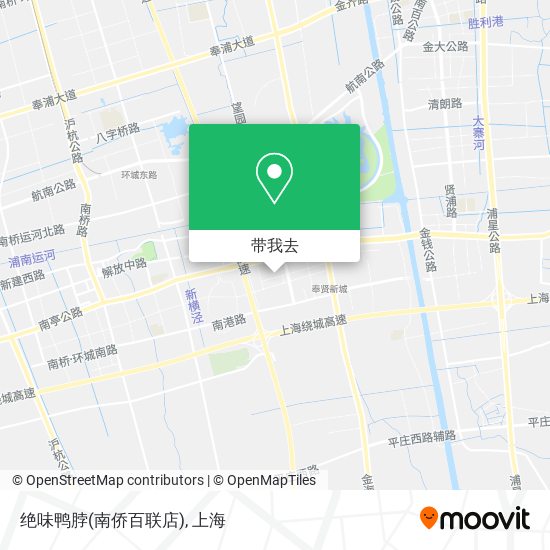 绝味鸭脖(南侨百联店)地图