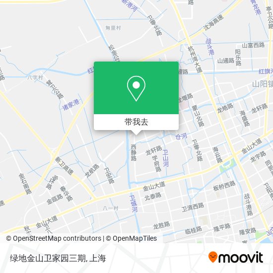 绿地金山卫家园三期地图