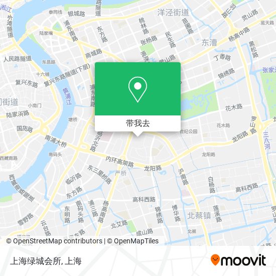 上海绿城会所地图