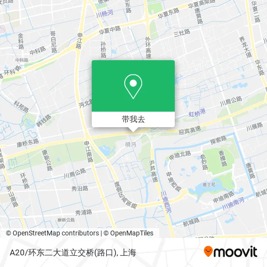 A20/环东二大道立交桥(路口)地图
