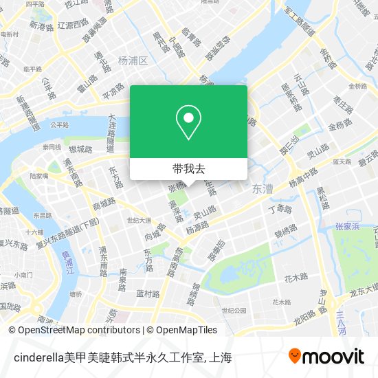 cinderella美甲美睫韩式半永久工作室地图