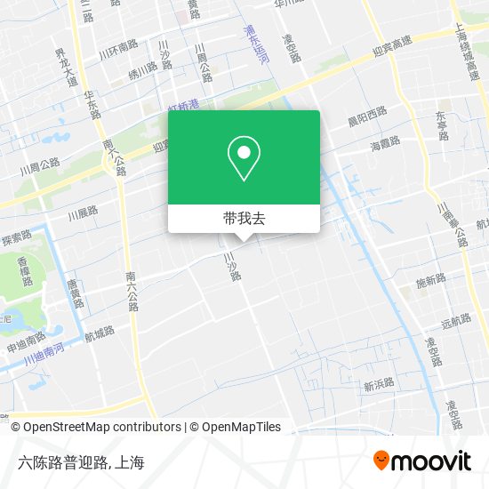 六陈路普迎路地图